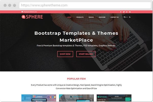 Sphere theme